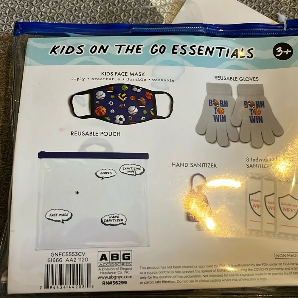 Kids On The Go Essentials Set with Football Design